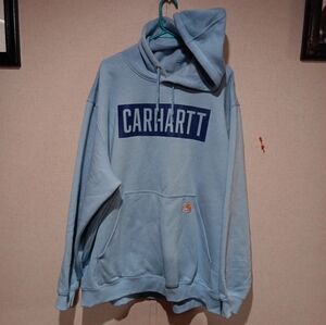 CARHARTT MENS LOOSE FIT MIDWEIGHT LOGO GRAPHIC HOODIE SIZE 3XL
